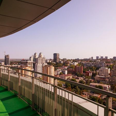 Skytech Most City Hotel 19 Floor Panoramic View Dnipro Exterior photo
