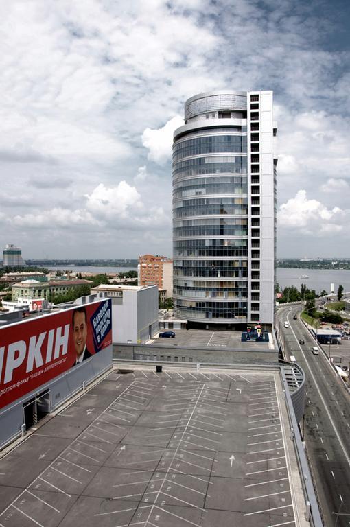 Skytech Most City Hotel 19 Floor Panoramic View Dnipro Exterior photo